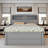 Milijanka Platform Bed with Storage LED Headboard, Two Drawers and A Trundle-2082282151-2082282169