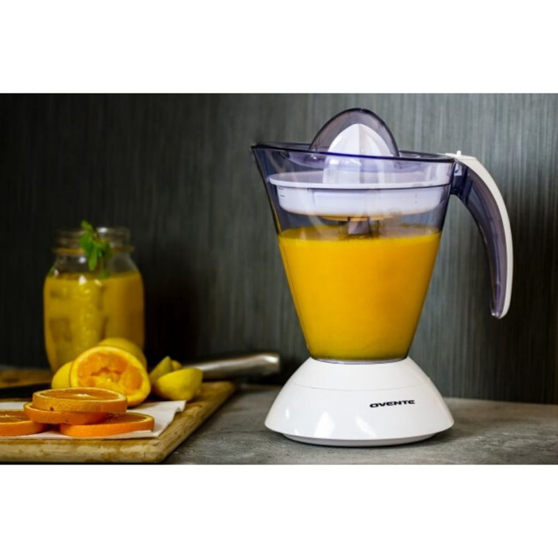 Ovente Electric Citrus Juicer, White