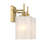 Omperkash 2-Light Bathroom Vanity Light in Natural Brass-771597261