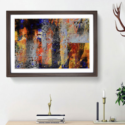 Abstract Art Painting Vol.150 by S.Johnson - Framed Print
