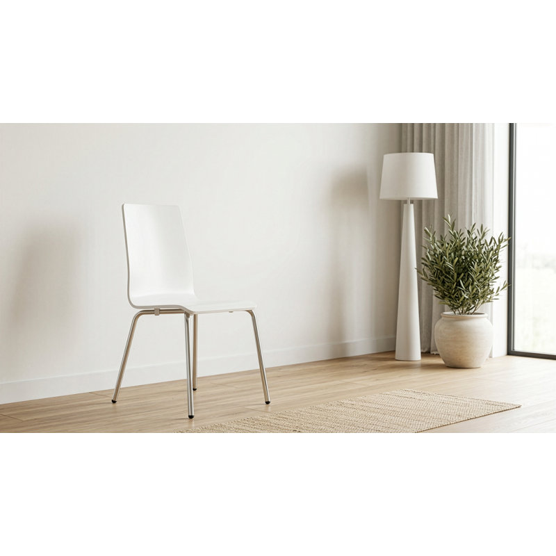 Penkridge 45cm H Side Chair, White