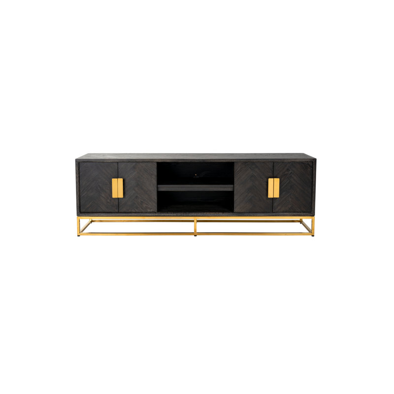 Blackbone Media Console, Black/Gold, 79"