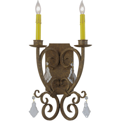 Thierry Iron Candle Wall Light