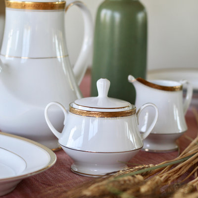 Noritake Charlotta Sugar and Creamer Set