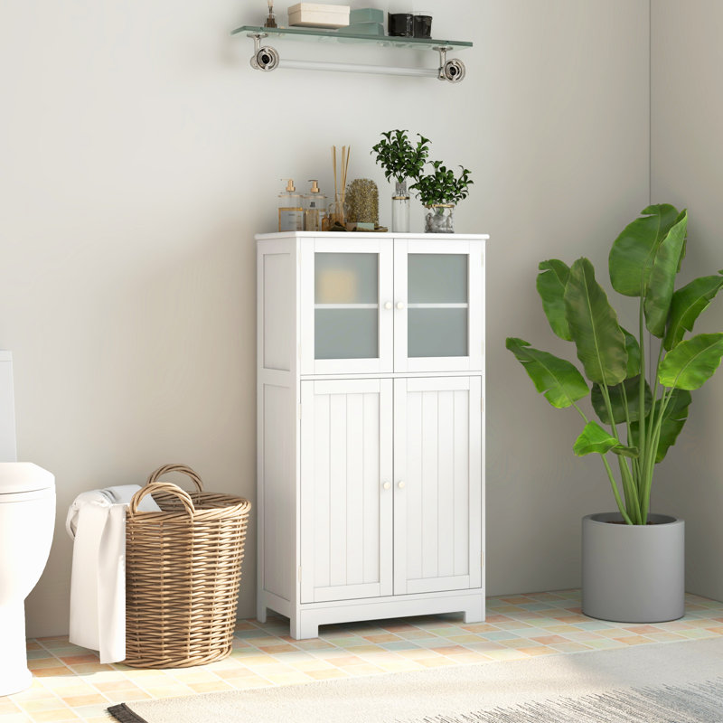 Freestanding Bathroom Cabinet, White