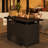 44" Propane Fire Pit Table, 2-in-1 Outdoor Gas Fire Pit with Lid, 50,000 BTU, CSA Certified, Rattan & Woodgrain Design-173382274