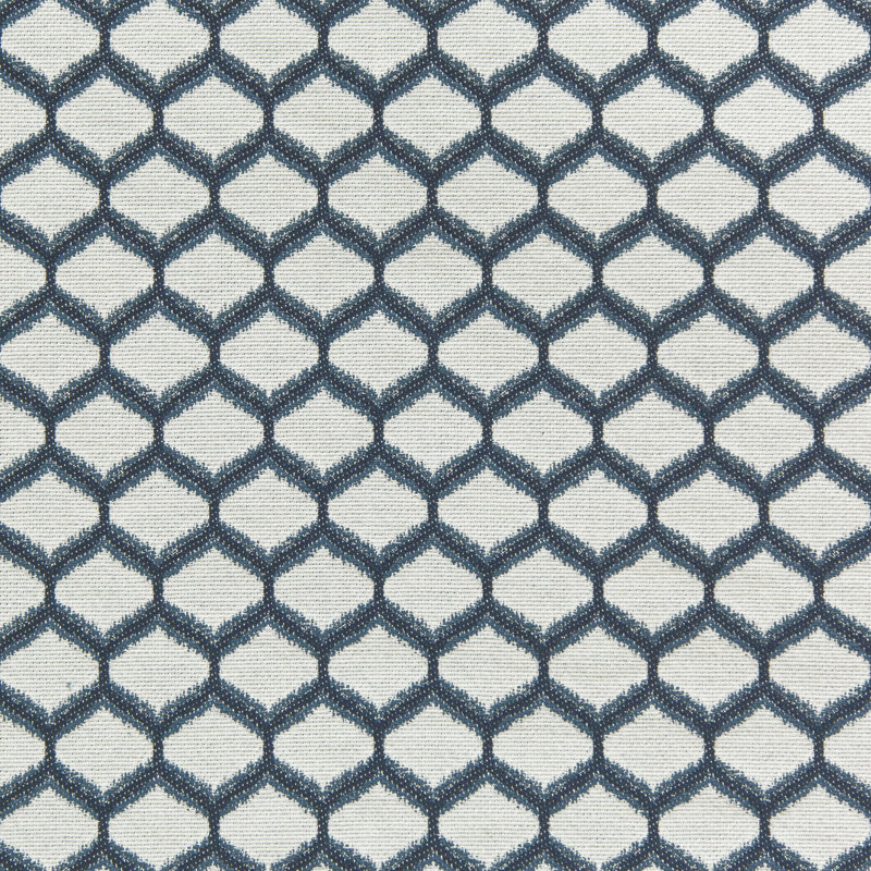 Linford Elmley Weave Fabric, Navy