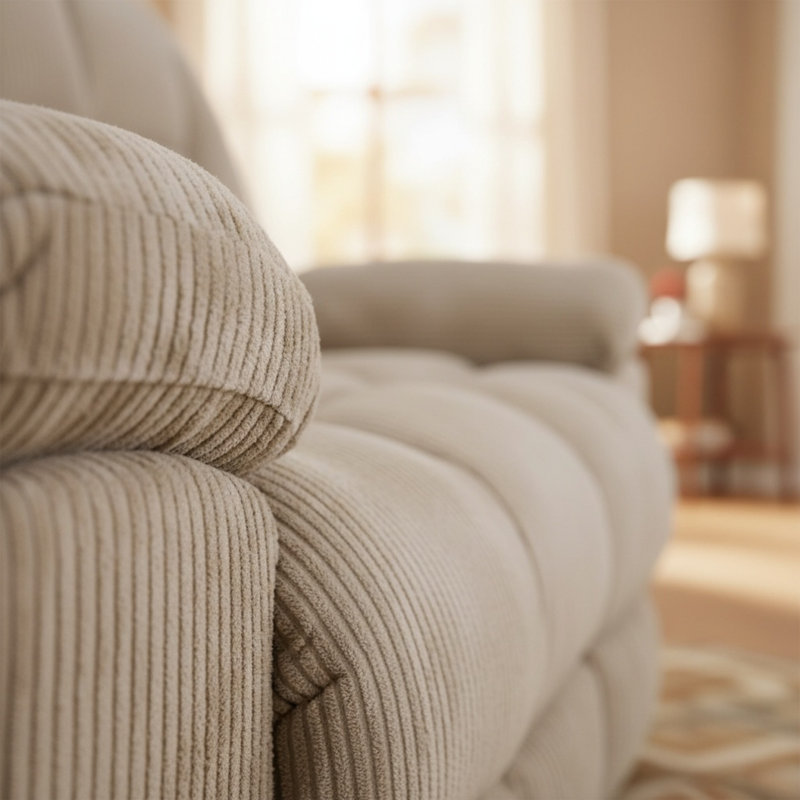 Canapé inclinable double Corduroy