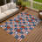 Machine Washable Indoor/Outdoor Chantille ACN2848 Americana Rug-274542327