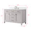 Meuble-lavabo simple Ajhane-508435511