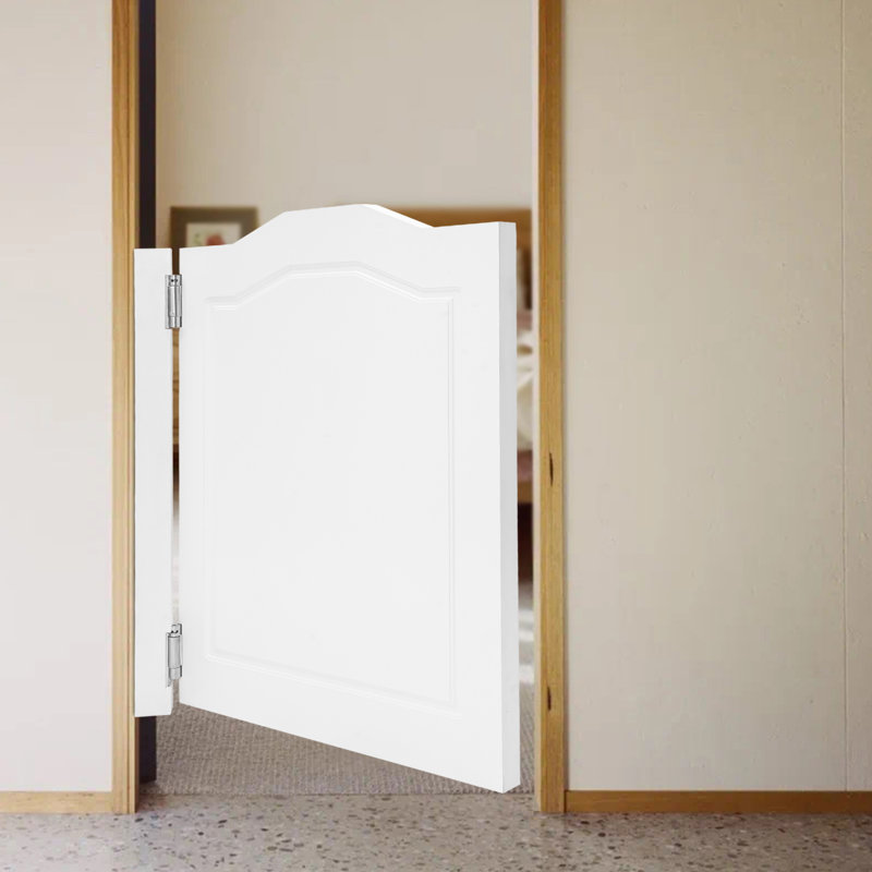 24.02'' x 35.83'' Solid Wood Paneled with Installation Hardware Kit without Installation Hardware Kit Café / Saloon Door
