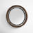 Smita Solid Wood Round Mirror-464503670