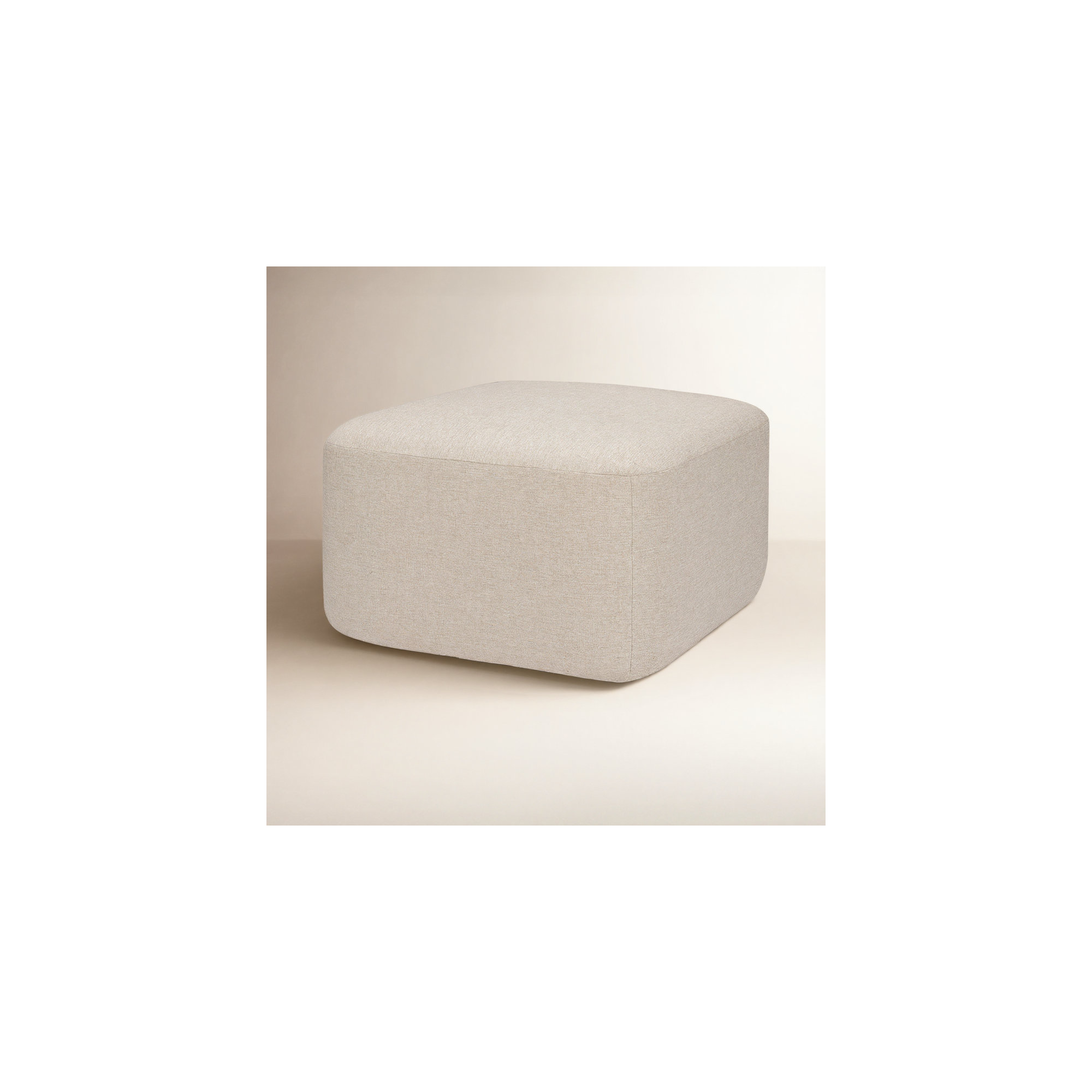 Kiwi Gliding Ottoman, Natural, Beach Polyester Blend
