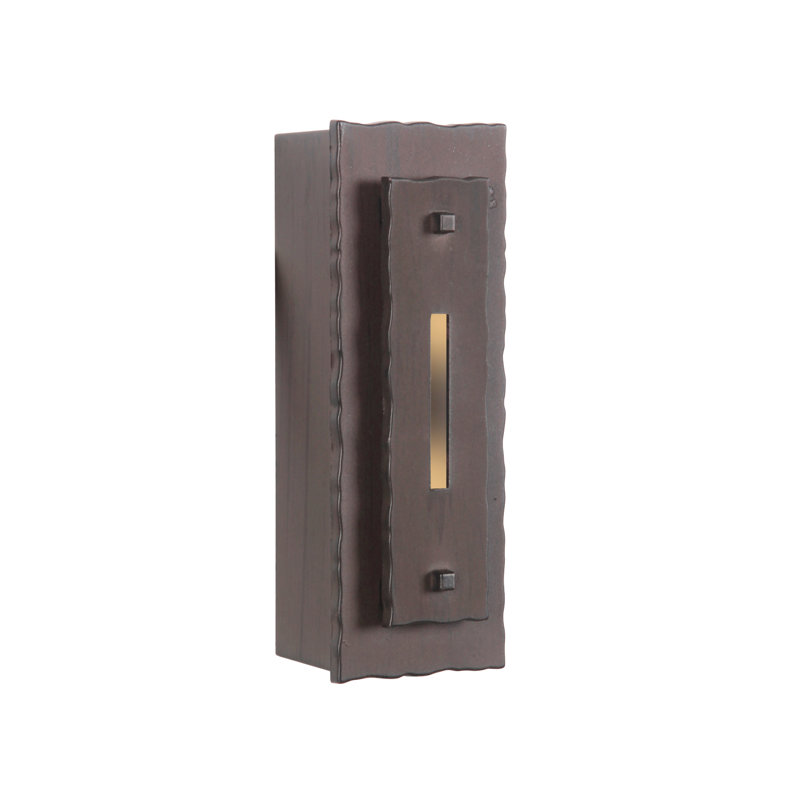 Push Button Doorbell, Aged Iron
