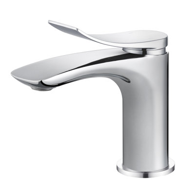 Robinet de salle de bains monotrou avec ensemble de drainage