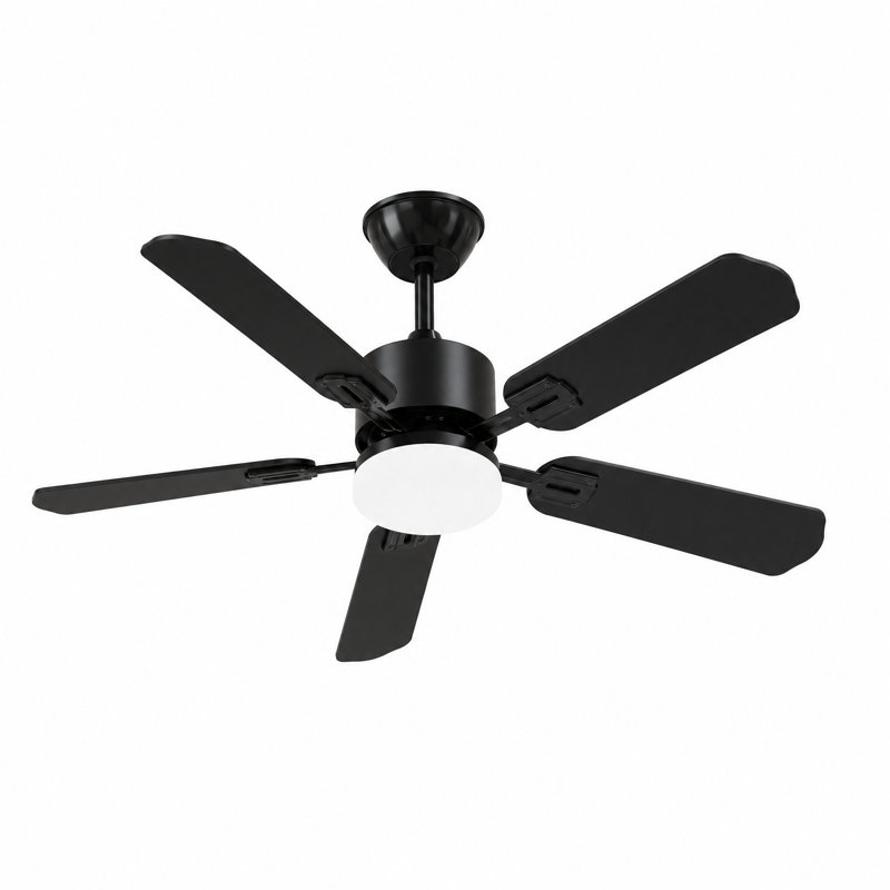 42'' Modern Smart Dimmable Ceiling Fan With 3-Color Dimmable LED Lights, 6-Speed Reversible DC Motor, Remote Control for Indoor Bedroom Living Room