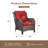 Wicker Patio Chairs Set of 2 Outdoor Patio Chairs with High Backrest, All Weather PE Rattan Outdoor Seating for Porch Deck Backyard-1904950543-1897802188