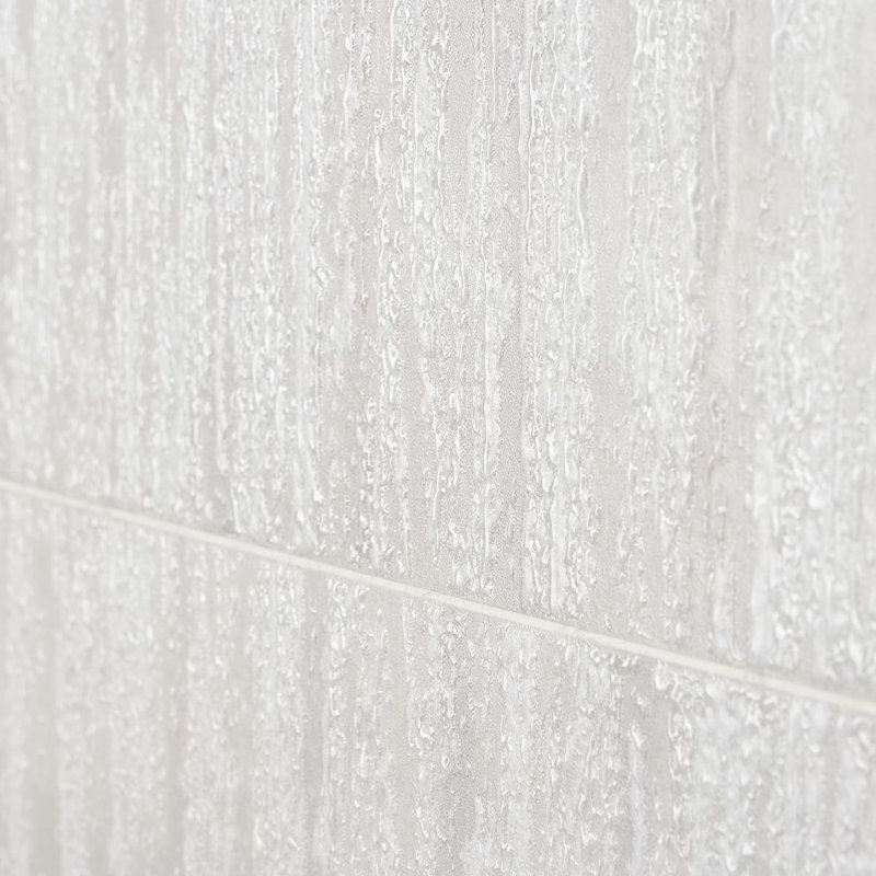 Twilight 12X48 Metal Look Porcelain Tile, Deco Pearl