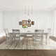 Crain Norene Extendable Solid Wood Dining Table