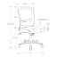 Chaise de bureau moderne avec hauteur et fabrication réglables, filet noir, inclinaison ergonomique pour bureau