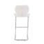 Ensemble de 4 tabourets de bar blancs Charlotte-190022662
