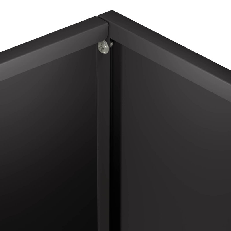 Planter Box, 30cm H x 100cm W x 100cm D, Black
