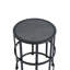 Ensemble de conversation extérieur en bois d'acacia avec corde tissée et table d'appoint en céramique Hyozo-124882475