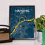 Nanjing City Map - Unframed Graphic Art Print on Paper-88977733-88977758