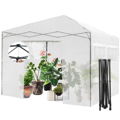 Bricyn 10 Ft W x 10 Ft D Mini Greenhouse