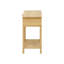 Table d'appoint à 2 niveaux avec panneau en stratifié naturel Chic And Space - Saving Space