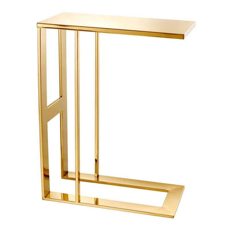 Pierre End Table, Gold