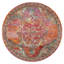 Jara Oriental Orange/Light Blue Area Rug-20658169