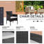 Rattan Garden Furniture Set 4 Piece Table Chairs Sofa Wicker Outdoor Patio Set-1150728146