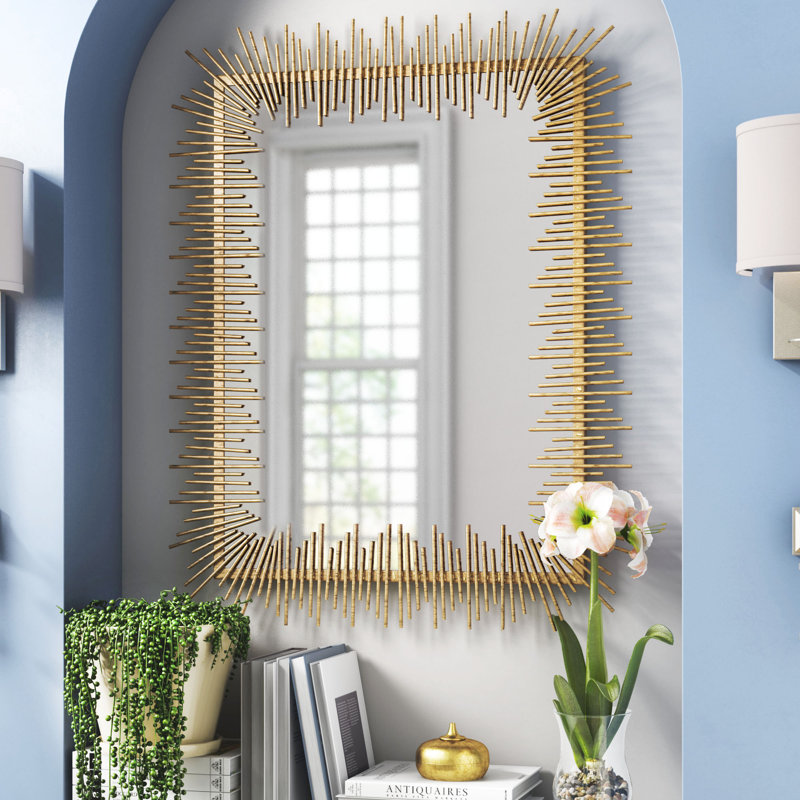 Wald Metal Rectangle Wall Mirror