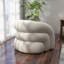 Fauteuil demi-tonneau pivotant rembourré Coyle-1867919385-1837077994