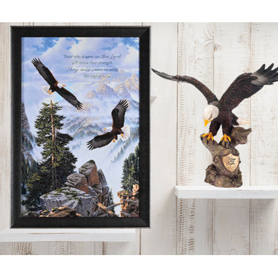 Art mural encadré «Hope in the Lord»
