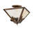 Jalah Glass Semi Flush Mount