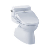 Carolina® II 1.28 GPF Elongated One-Piece Toilet with C100 Electronic Bidet Seat