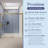44" - 48" W x 75” H Frameless Single Sliding Glass Shower Doors | 3/8” Thickened Clear Tempered Glass | Leak-Proof | Durable Stainless-Steel Hardware | Adjustment Uneven Walls-99487386