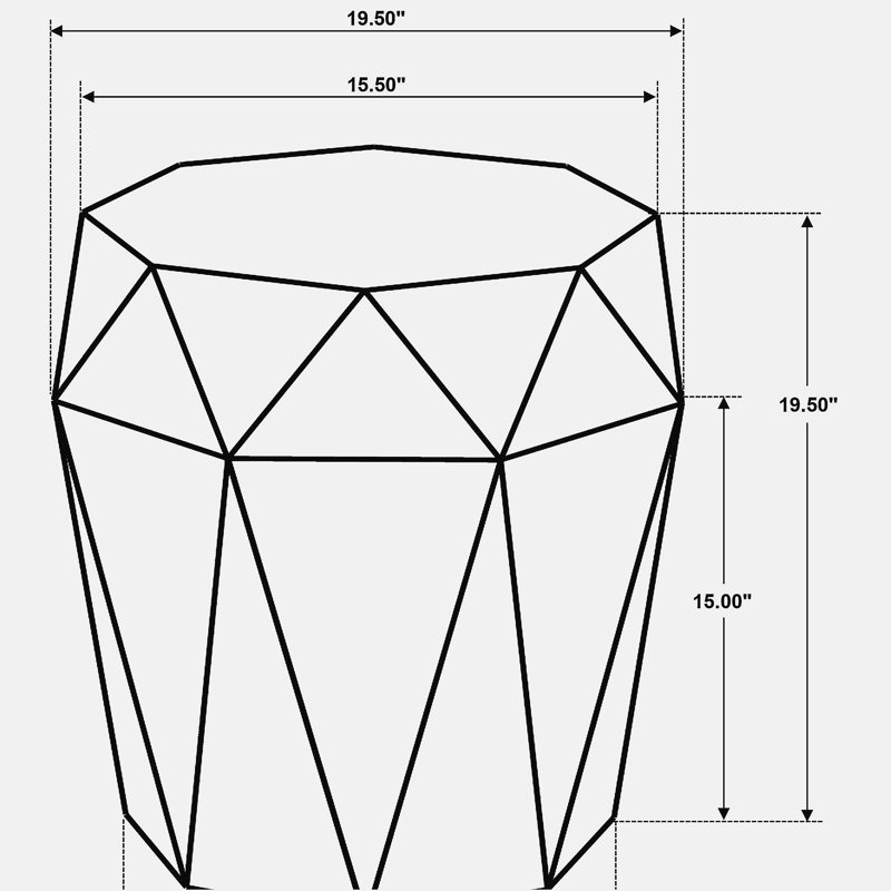 Table d'appoint Pringle, Naturel
