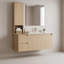 Meuble-lavabo flottant simple 42 po avec armoire supérieure, lavabo en céramique et conception sans poignée-132949834-132949839