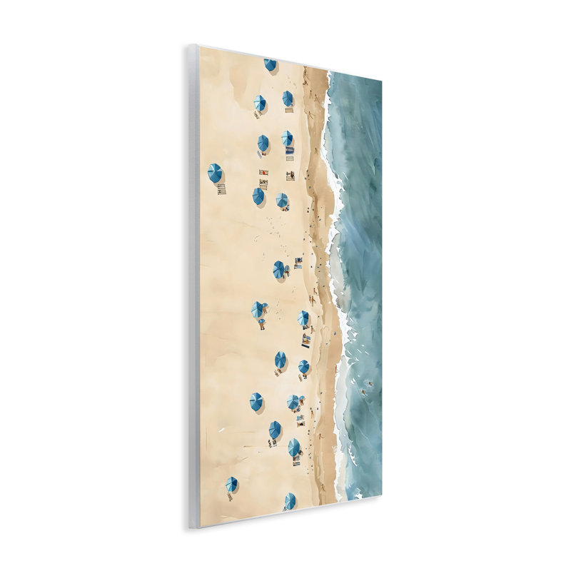 Plaque murale Beach Beach, design par LSR Design Studio, H 15 po x l 10 po