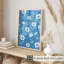 Motif floral de fleurs bleues II-1949417209