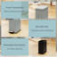 Steel Step On Kitchen Trash Can - 5L-119996468