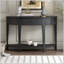 Table console moderne avec 3 tiroirs et 1 tablette-1880814948