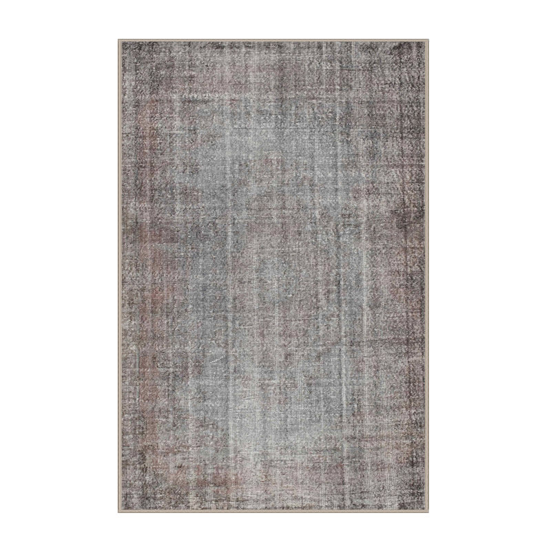 Tapis brun contemporain, Rectangle 2 pi x 3 pi