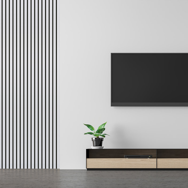 Panneaux muraux en bois 47,2 "x 23,7", panneaux insonorisants décoratifs pour murs et plafonds, panneaux muraux en bois à lattes 3D