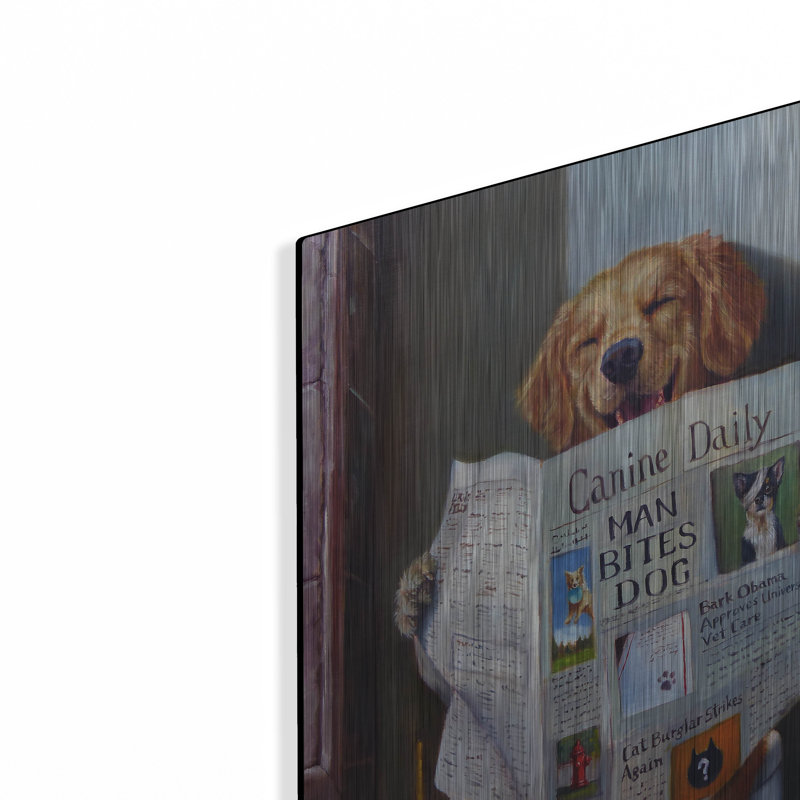 «Dog Gone Funny» par Lucia Heffernan, H 24 po x l 16 po