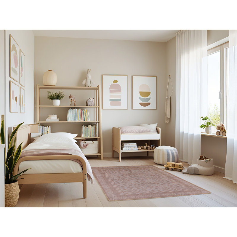 Tapis brun à motif oriental, Rectangle de 3 pi x 5 pi