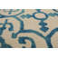 Tapis moderne en laine ivoire 3 x 5 touffeté à la main